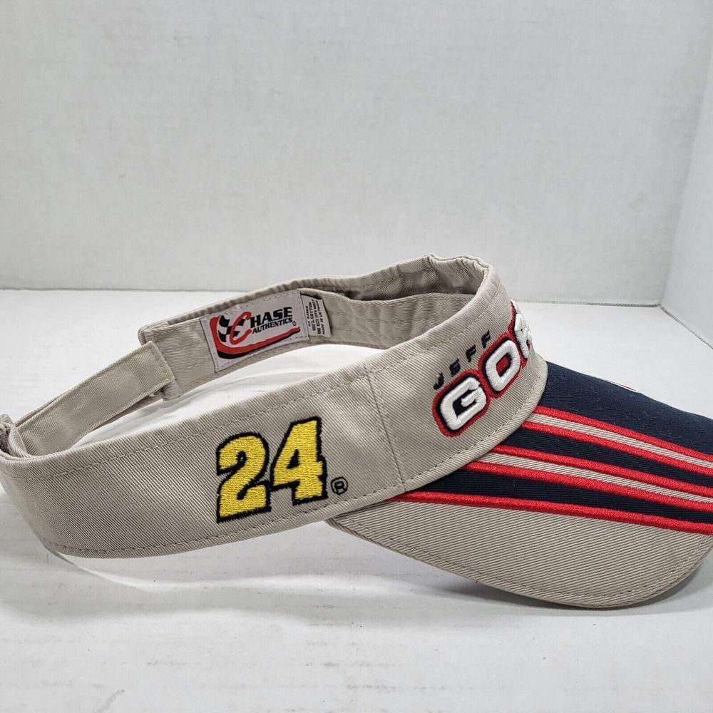 Jeff Gordon #24 Chase Authentic Tan Visor DuPont Motorsports‎ - Picture 5 of 8
